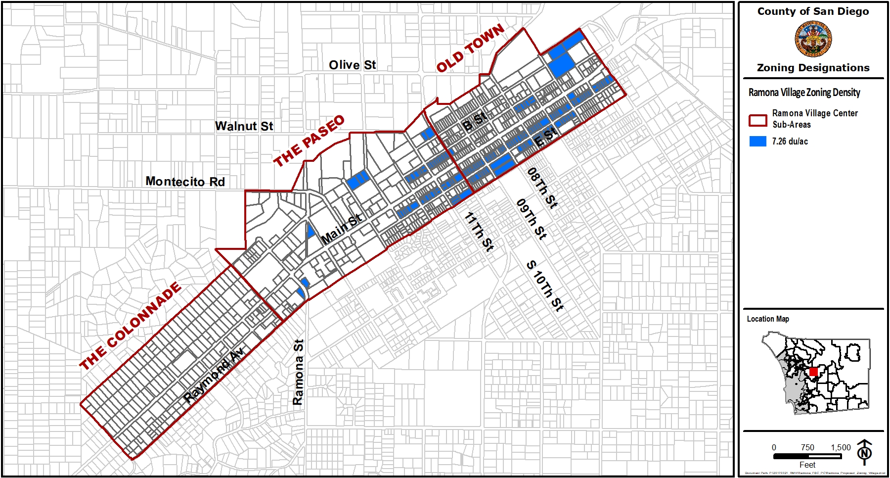 San Diego County Zoning Map Maping Resources
